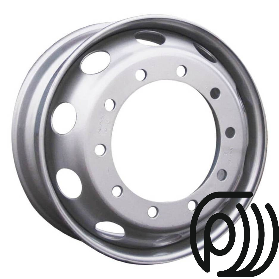 грузовой диск yz whell yz 11,75x22,5 10x335 et120 dia 281 (16mm) hump external valve